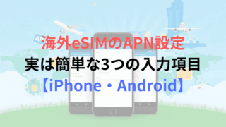 海外eSIMのAPN設定方法・意味・繋がらない時の対処法5つ