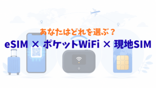 海外eSIM・ポケットWiFi・現地SIMの違い完全比較｜旅行スタイル別の選び方